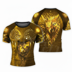 เสื้อรัดกล้ามเนื้อสำหรับกีฬา MMA BJJ ยิวยิตสู คาราเต้ สำหรับการฝึกซ้อมและการต่อสู้  ชุดว่ายน้ำ  ผ้าโพลีเอสเตอร์ผสมสแปนเด็กซ์ ยืดหยุ่น สวมใส่สบาย สำหรับผู้ชาย - Product Image 6