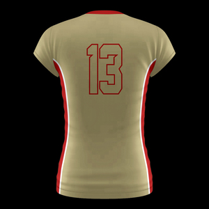 Maillot de volley-ball à manches courtes en gros, logo personnalisé, 100 % polyester, maillot de sport de haute qualité - Product Image 1