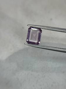 2.19 CT Spinelle naturelle de Mahenge, taille émeraude, pierre précieuse rose-violette à facettes, effet de couleur, Zehra Gems & Jewellery, pour la fabrication de bijoux - Product Image 2