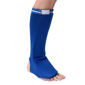 MMA Muay Thai Shin Guards Kickboxing Leg Guard 100% Leather Hook Loop Closure Lightweight Professional Protection Aluminum Frame - Product Image 3