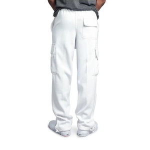Men <b>White</b> <b>Cargo</b> Work Pants Polyester Comfortable CE Certified Breathable Holster Pockets for Workwear 2026 - Product Image 6