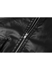 Custom High Quality Vintage Pilot Leather Stand Collar Loose Fit Casual Waterproof Breathable Windproof Men's Jacket - Product Image 5