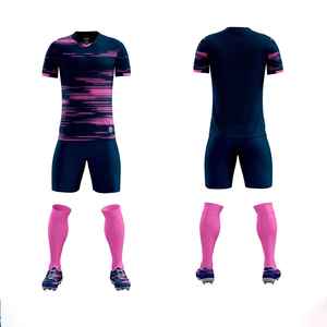 Último Diseño de Camisetas Personalizables, Corte Automatizado, 100% Poliéster Transpirable, Servicio OEM, Uniformes de Fútbol - Product Image 4