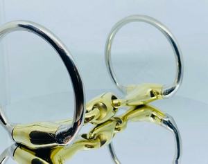 Mors à œil rond pour cheval de haute qualité, mélange de cuivre, mors en acier inoxydable massif, fabricant de mors pour cheval en Inde - Product Image 3