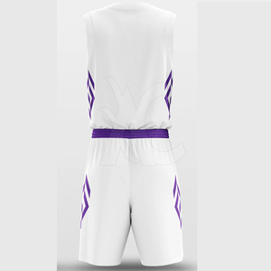 Uniforme de Baloncesto Reversible Personalizado, Conjunto de Camiseta y Pantalones Cortos de Dos Colores para Hombres, Mujeres y Equipos Juveniles - Product Image 5