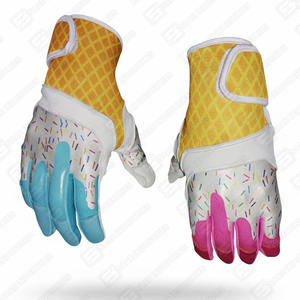 Gants de frappe de baseball professionnels en cuir de vache, logo et design personnalisés pour l'entraînement au baseball/softball, tailles personnalisées - Product Image 3