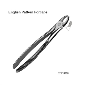 Forceps d'extraction ergonomiques de type anglais en acier inoxydable par Roboz Tech Pakistan - Product Image 1