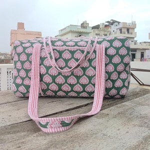 Nuevas Bolsas de Viaje Acolchadas de Algodón Hechas a Mano, Ligeras, Personalizables, Duraderas, Ecológicas, de Gran Capacidad, con Cierre de Cremallera - Product Image 4