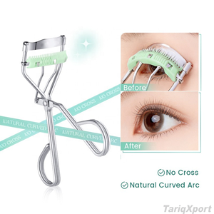Recourbe-cils professionnel de haute qualité en acier inoxydable, mini, durable, avec logo personnalisé, outil de maquillage jetable, beauté - Product Image 6