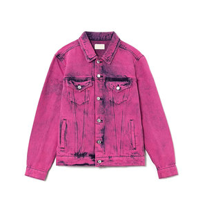 Veste en jean boutonnée pour femme, coupe slim et classique, en coton tricoté respirant, idéale pour l'hiver, style streetwear, mode quotidienne, décontractée - Product Image 1