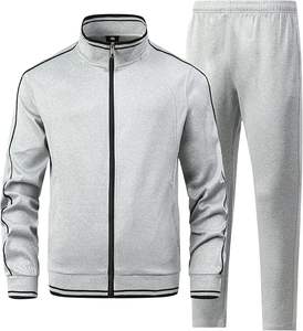 Conjunto Deportivo de 2 Piezas para Hombre, Chaqueta y Pantalones Deportivos con Cierre Completo - Product Image 6