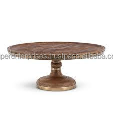 Vente chaude écologique support à gâteau de noël bambou bois fête de mariage lustre élégant gâteau piédestal support table gâteau stand - Product Image 6