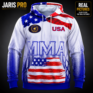 Sweat-shirt d'entraînement sportif personnalisé avec impression intégrale pour équipe de MMA et BJJ - Product Image 1