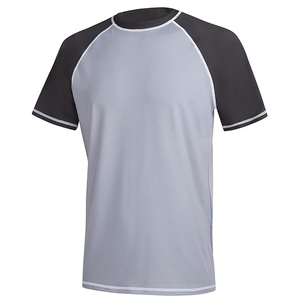 Men Rash Guard <b>Compression</b> T <b>Shirt</b> Short Sleeve UV Protection Swim <b>Shirt</b> Quick Dry High Quality OEM - Product Image 3