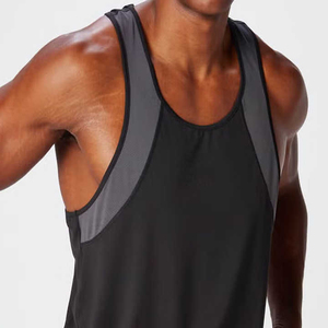 Latest Fitness Custom <b>Stringer</b> Tank Top <b>Men</b> Plain Printed Gym <b>Vest</b> Casual Eco-Friendly Breathable <b>Stringer</b> Tank Top - Product Image 2