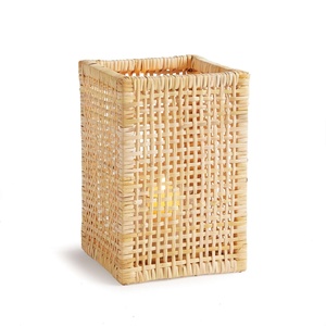 Handweave natural rattan <b>candle</b> holder lanterns excellent quality decorative light lantern - Product Image 3