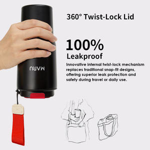 Vaso Térmico MARU de 20 oz, Portátil, Doble Pared, SUS 304, Revestimiento de Cerámica de Titanio al Vacío, Aislamiento Térmico de 6 a 12 Horas, Correa de Transporte - Product Image 4