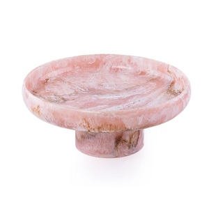 Support de présentation en résine fait main indien pour dattes et chocolats, idéal pour la décoration de table du Ramadan et de l'Aïd, plateaux de service écologiques en résine pour desserts - Product Image 1