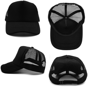 Wholesale Hip Hop Custom Trucker Hat <b>Baseball</b> <b>Caps</b> with Custom Logo Breathable Waterproof Polyester/Cotton Fitted Canvas - Product Image 4