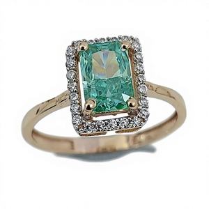 Anillo de Oro Sólido de 18K para Mujer, Colección de Collares Minimalistas con Textura Suave, Anillo Fino con Dije - Product Image 1