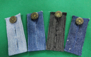 AA0239 Waist Extender Hook |Denim Waist Extender Button for Jeans and Skirt <b>Comfy</b> Metal Buttons Assorted Colors - Product Image 5