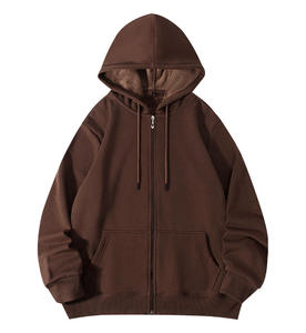 Sudadera con Capucha Unisex de Invierno con Cremallera, Estampada, de Punto Holgado, Transpirable, Ecológica, de Poliéster/Algodón, Venta al por Mayor - Product Image 5