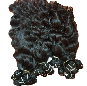 Tenemos Extensiones de Cabello Humano 100% Natural Sin Procesar, Puntas Muy Gruesas y Saludables a Precio de Fábrica al por Mayor - Product Image 1