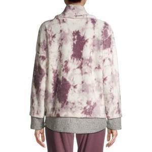 Wholesale Customized Women's Oversized <b>Tie</b> <b>Dye</b> Embroidery Pullover Hoodie <b>Sweatshirt</b> Long Sleeve Knitted 100% Cotton Breathable - Product Image 5