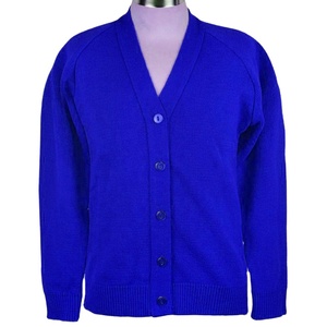 Women's Vintage Knitted <b>Cardigan</b> 80% Polyester 20% Cotton Blend Breathable Long Sleeve V-Neck Summer OEM ODM In-Stock - Product Image 3