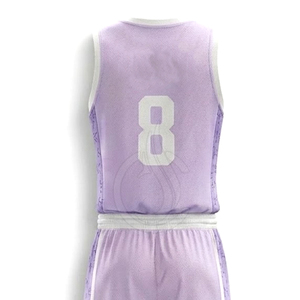 Uniforme de Baloncesto para Equipo, Jersey y Pantalones Cortos de Tela Ligera y Transpirable de Poliéster, Servicio OEM Personalizable para Clubes y Partidos de Liga - Product Image 5