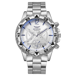Hot Selling Elegant Luxury Gold Quartz Men's <b>Watch</b> Large Dial Casual Alloy Case Men's Luxury <b>Watch</b> - Product Image 3