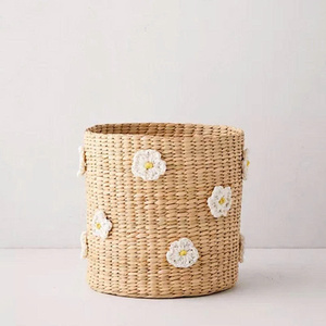 Cesta de Almacenamiento de Jacinto de Agua Daisy con Nuevo Diseño, Cesta de Jacinto al por Mayor en Vietnam - Product Image 1