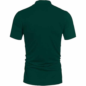 Nuevo diseño de camiseta de moda al por mayor para otoño e invierno, camiseta de manga larga con cuello alto y color sólido para hombre. - Product Image 2