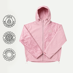 Chaqueta Impermeable Unisex con Capucha Cheetah, Reactiva al Agua, Estampado de Leopardo, Cambia de Color, Cortavientos de Poliéster, Personalizable - Product Image 1