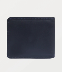 กระเป๋าสตางค์หนังแท้สีน้ำเงินกรมท่าสำหรับผู้ชายปี 2026 แบบสั้น น้ำหนักเบา พร้อมโลโก้สั่งทำ คุณภาพสูง กำลังเป็นที่นิยม ราคาขายส่ง OEM - Product Image 4