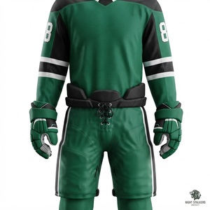 Ice Hockey Team Uniform Personalized Player Jersey Matching <b>Socks</b> Professional Tournament Sports Clothing Premium Fabric - Product Image 5