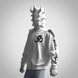 เสื้อฮู้ดดี้ซิปเต็มตัว สไตล์สตรีทแวร์สุดเท่ พรีเมียมคุณภาพ 500 แกรม ผ้าฝ้าย 100% ปักโลโก้ตามสั่ง และพิมพ์ลายพัฟ  สำหรับผู้ชาย - Product Image 4