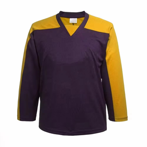 Camisetas de hockey personalizadas de alta calidad con impresión por sublimación, servicio OEM, uniforme de entrenamiento antibacteriano para equipos. - Product Image 4