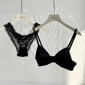 Ensemble de soutien-gorge et culotte sexy pour femmes, ultra-fin, respirant, en dentelle - Product Image 3