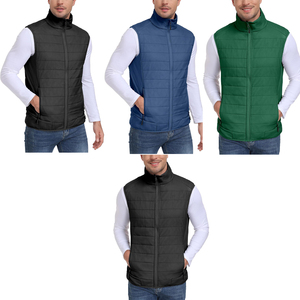 Gilet matelassé personnalisé, veste de sport, gilet d'équitation, vêtements d'hiver décontractés, veste rembourrée, manteau, gilets matelassés pour hommes - Product Image 4