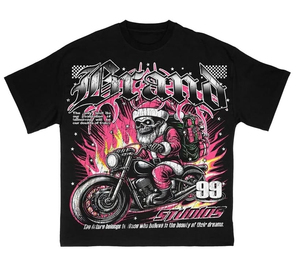 Camiseta Personalizada de Alta Calidad para Hombre, con Logotipo/Diseño Impreso, 100% Algodón Grueso de 250 g/m², Camiseta de Venta Caliente - Product Image 5