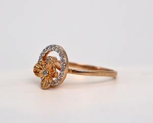 Bague en or jaune massif 14 carats avec diamant de laboratoire rond de 1 carat, bande polie brillante, certifiée IGI GIA, bijoux de fiançailles et de mariage - Product Image 4