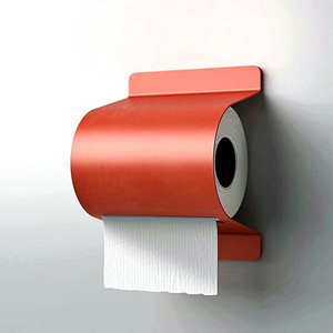Porte-rouleau de papier toilette mural en métal forgé fait main pour la décoration de la salle de bain à la maison - Product Image 1