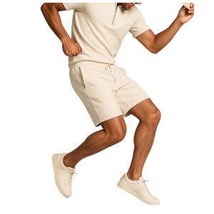 Rouse Sports - Conjunto Deportivo de Verano para Hombre, Dos Piezas, Color Sólido, 100% Algodón, Tejido de Punto Transpirable, Personalizable al por Mayor - Product Image 5