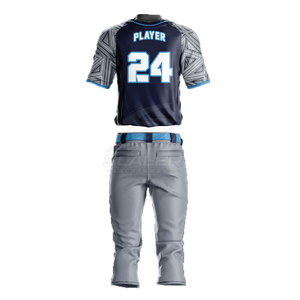 Venta Directa de Fábrica, Uniforme de Béisbol Personalizado Transpirable de Alta Calidad para Equipos Deportivos, para Partidos Escolares, Universitarios o de Club, en Todas las Tallas - Product Image 4