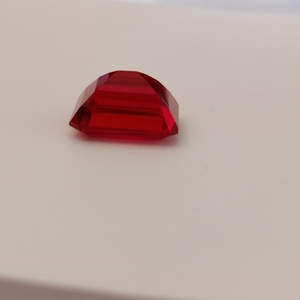 Piedras preciosas sueltas de rubí rojo de corte octogonal creadas en laboratorio de alta calidad para la fabricación de joyería fina y de lujo, anillos, pendientes, colgantes. - Product Image 2
