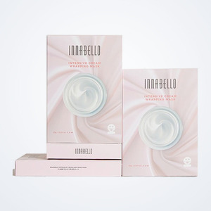 ผลิตภัณฑ์ดูแลผิวหน้าจากเกาหลี Inabelro Intensive Cream Raepping Face Mask 6 แผ่น มาส์กหน้า อุปกรณ์แต่งหน้าและผลิตภัณฑ์ - Product Image 4