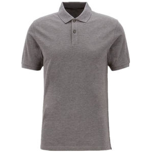 Camisa Casual de Manga Corta para Hombre, Color Gris Claro, 100% Algodón Piqué, Cuello Clásico, Transpirable, para Invierno, con Logotipo Personalizado, 140g - Product Image 4