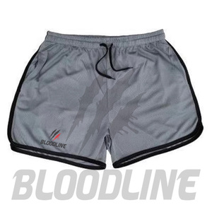 Bermuda en PU pour homme BLOODLINE, taille mi-haute élastique, style décontracté avec poches, 220g non tissé - Product Image 2