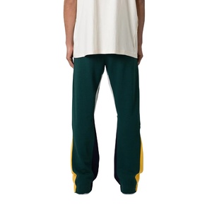 Pantalones Deportivos de Invierno para Hombre, Rectos, Curvos, a Rayas, de Algodón Grueso/Felpa, Holgados, Estilo Cargo, Apilados, para Correr, Modelo 2026 - Product Image 3